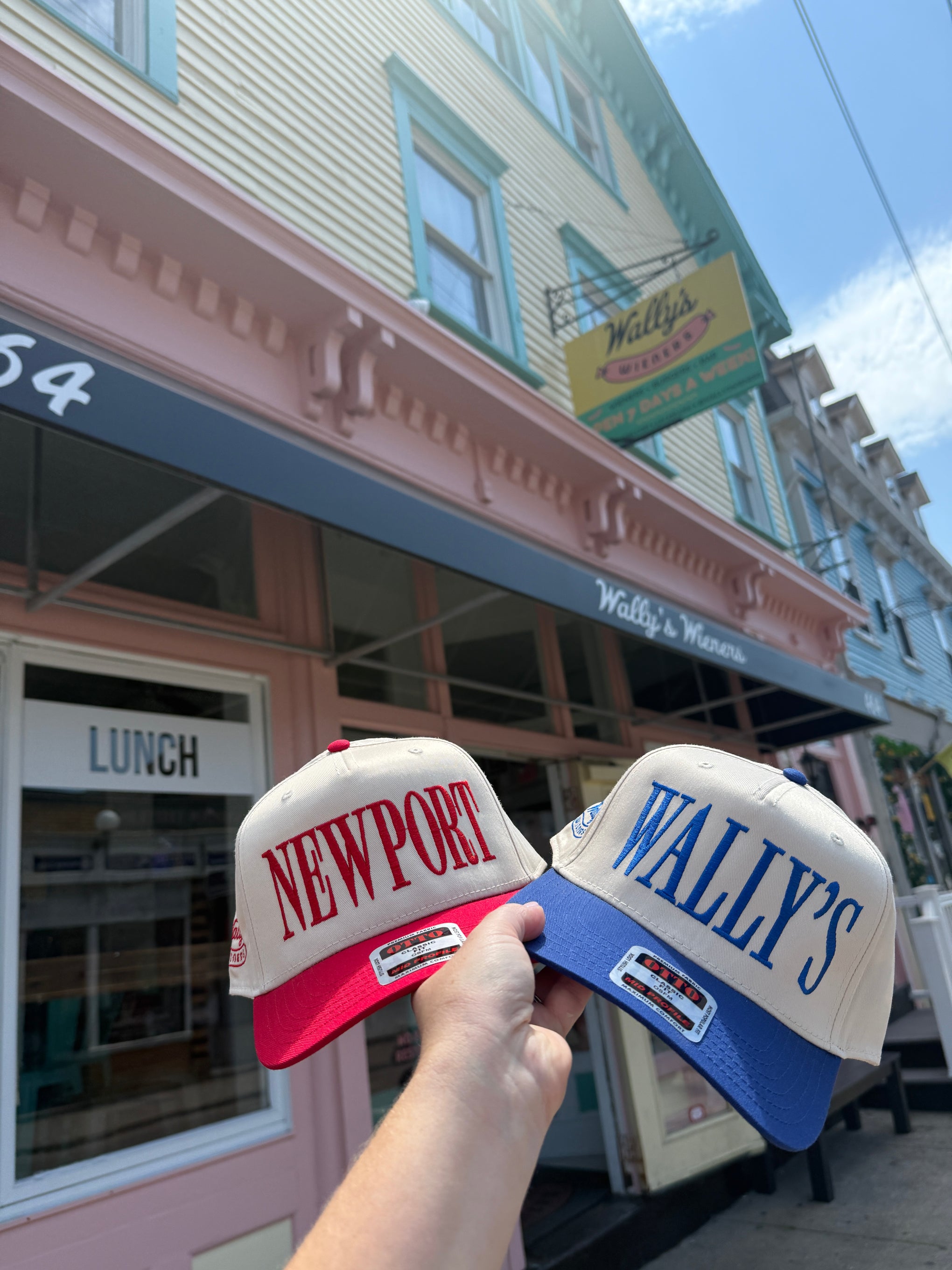 NEWPORT Red/Tan Hat