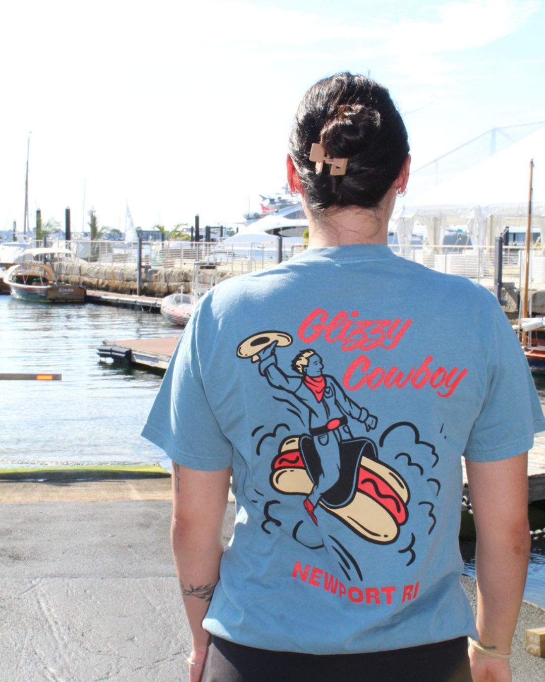Blue Glizzy Cowboy T-Shirt