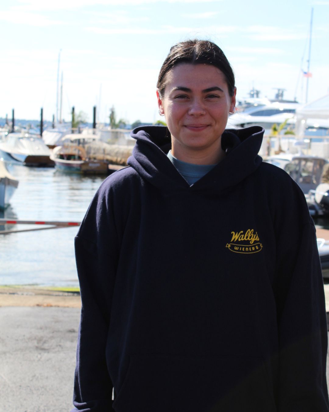 Navy Easily Distracted Hoodie