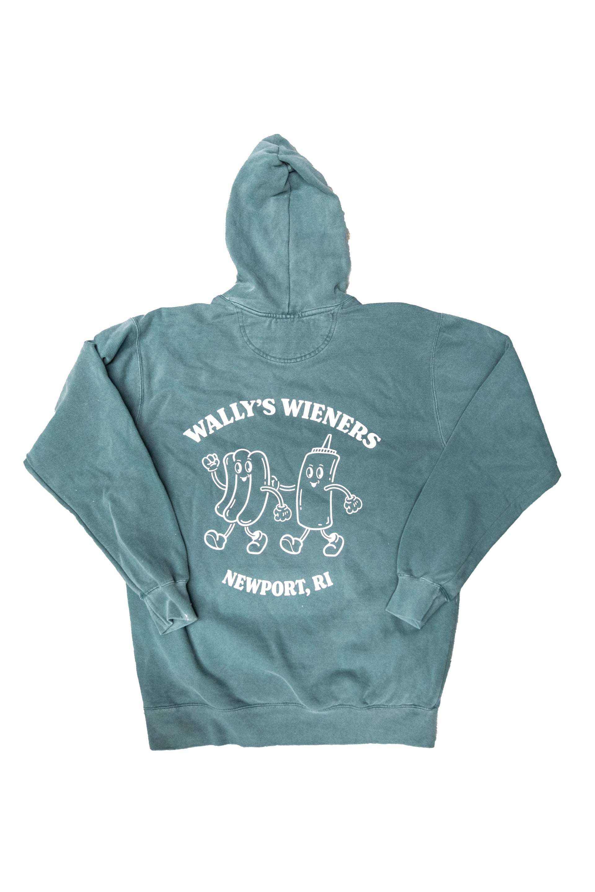 Green Walking Design Hoodie