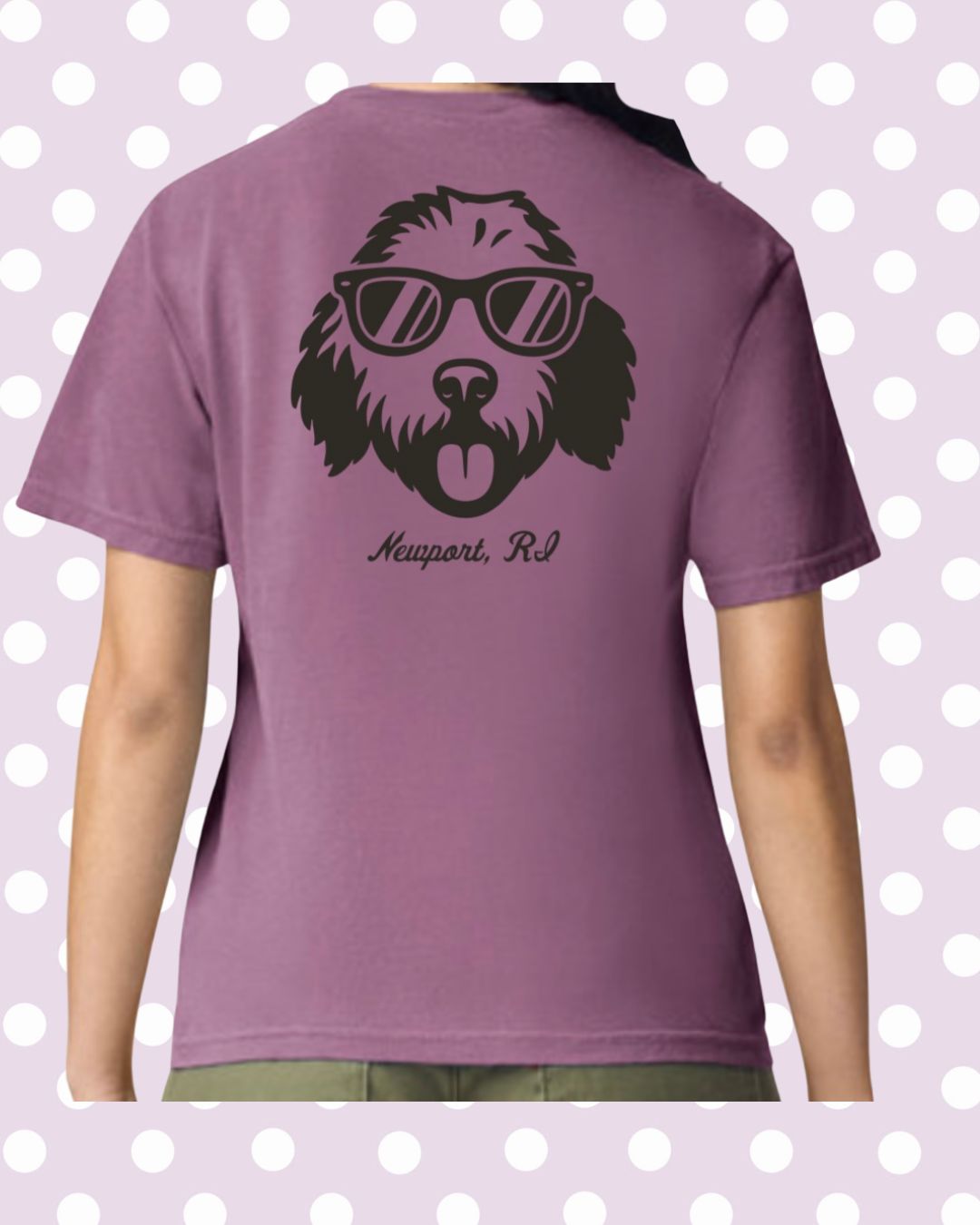 Berry Wally Dog Shirt - Newport