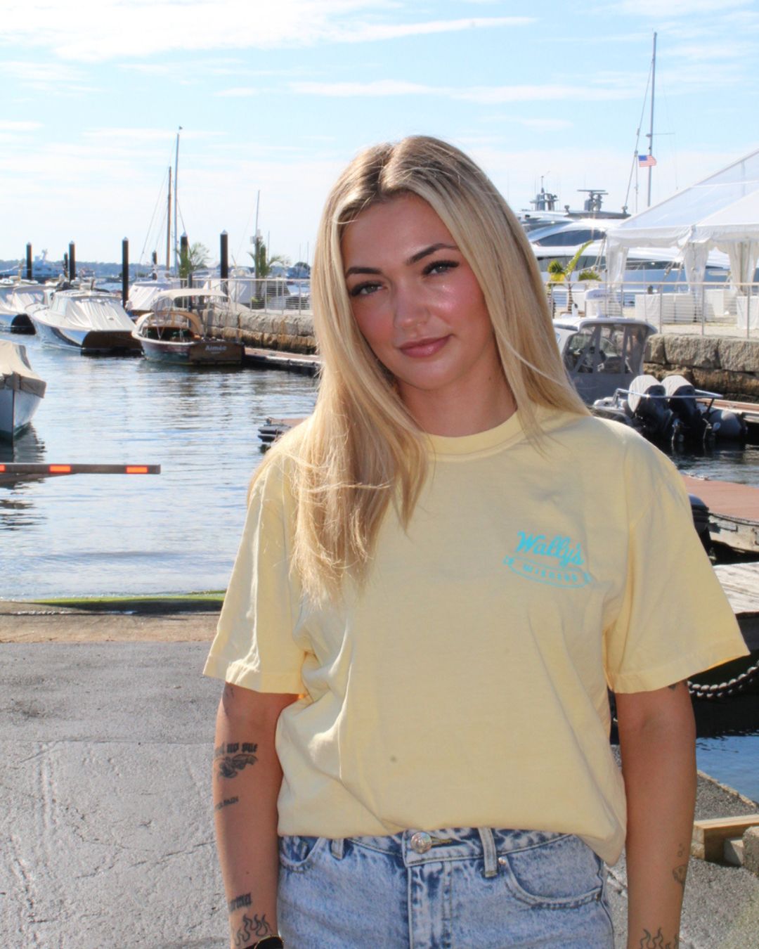 Yellow Hot Dog Summer Shirt
