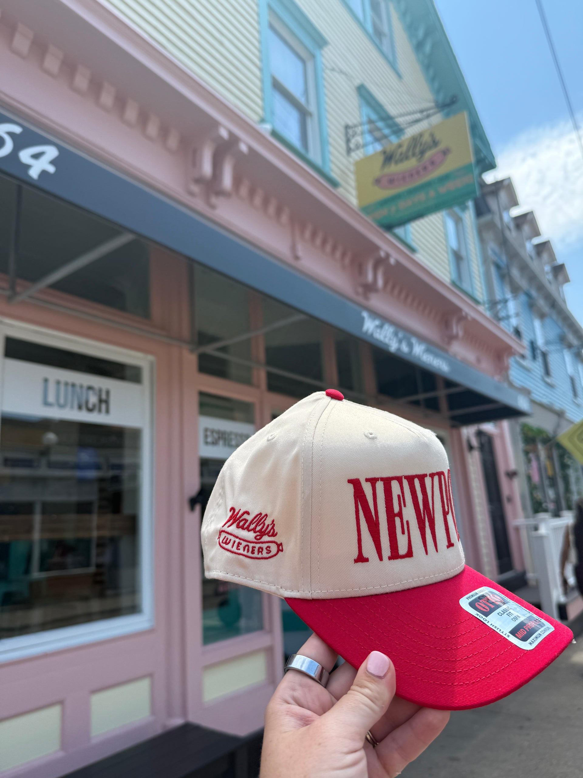 NEWPORT Red/Tan Hat