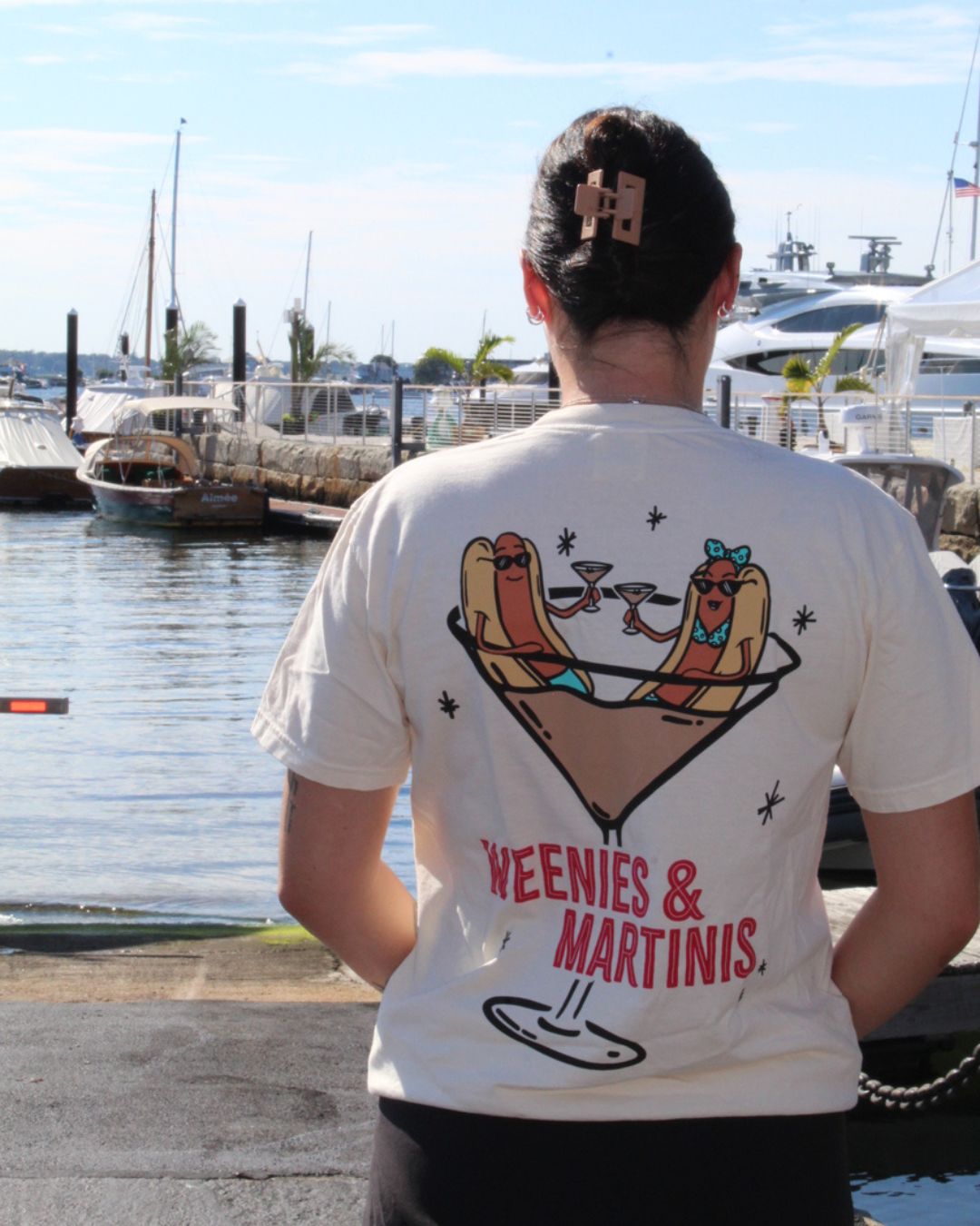 Weenies & Martinis Ivory Shirt