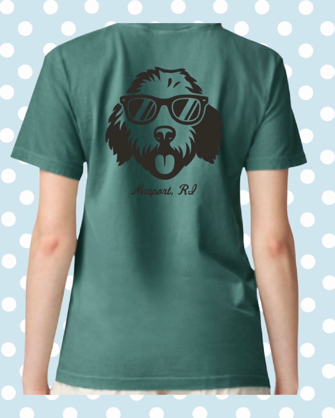 Seafoam Wally Dog Shirt - Newport