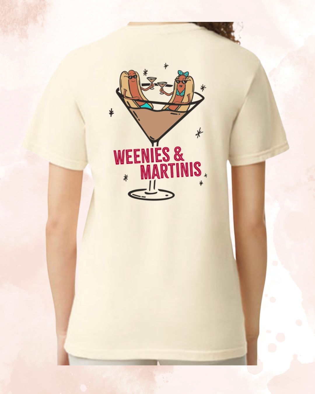 Weenies & Martinis Ivory Shirt