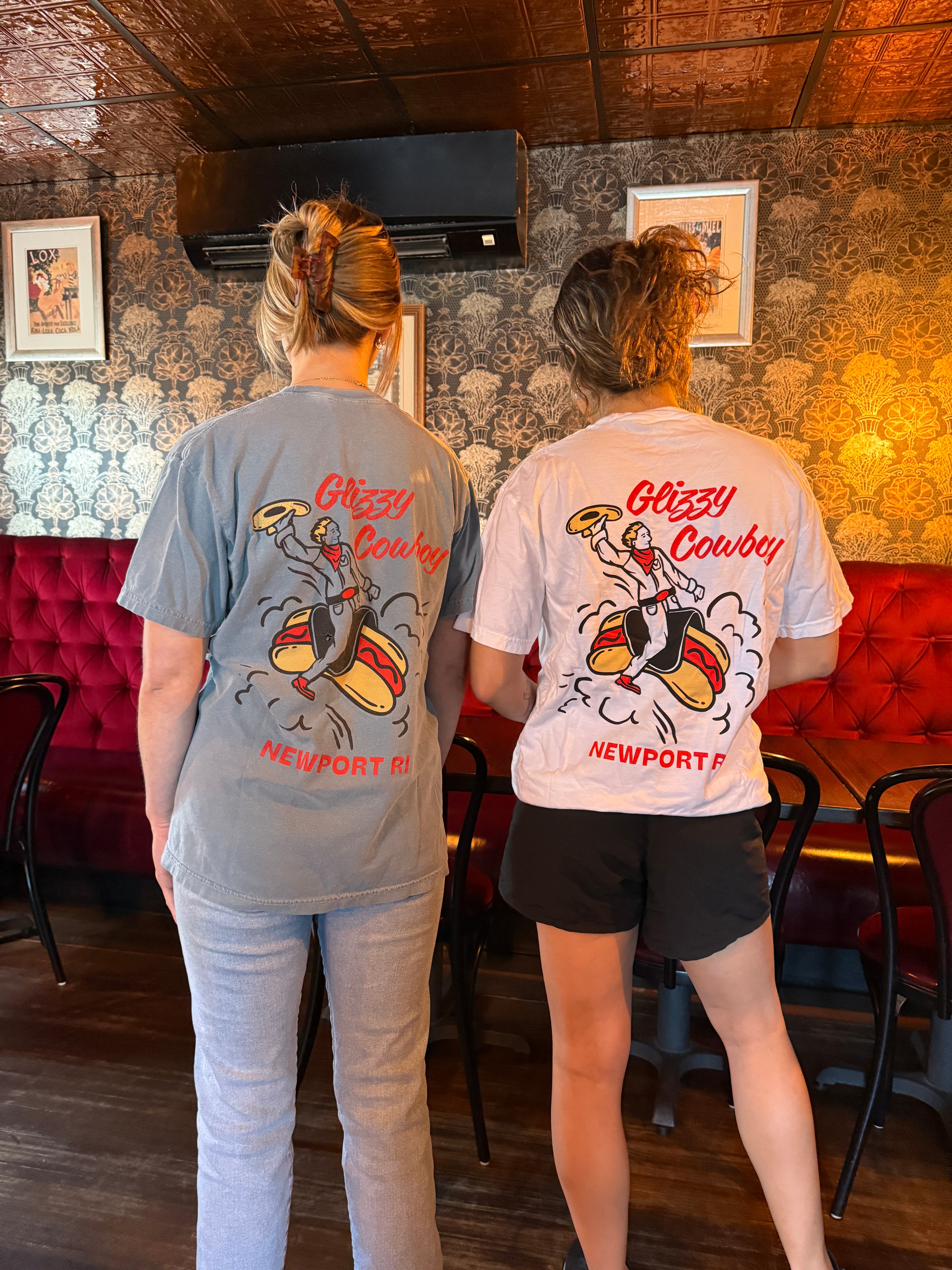 White Glizzy Cowboy T-Shirts – Wally's Wieners