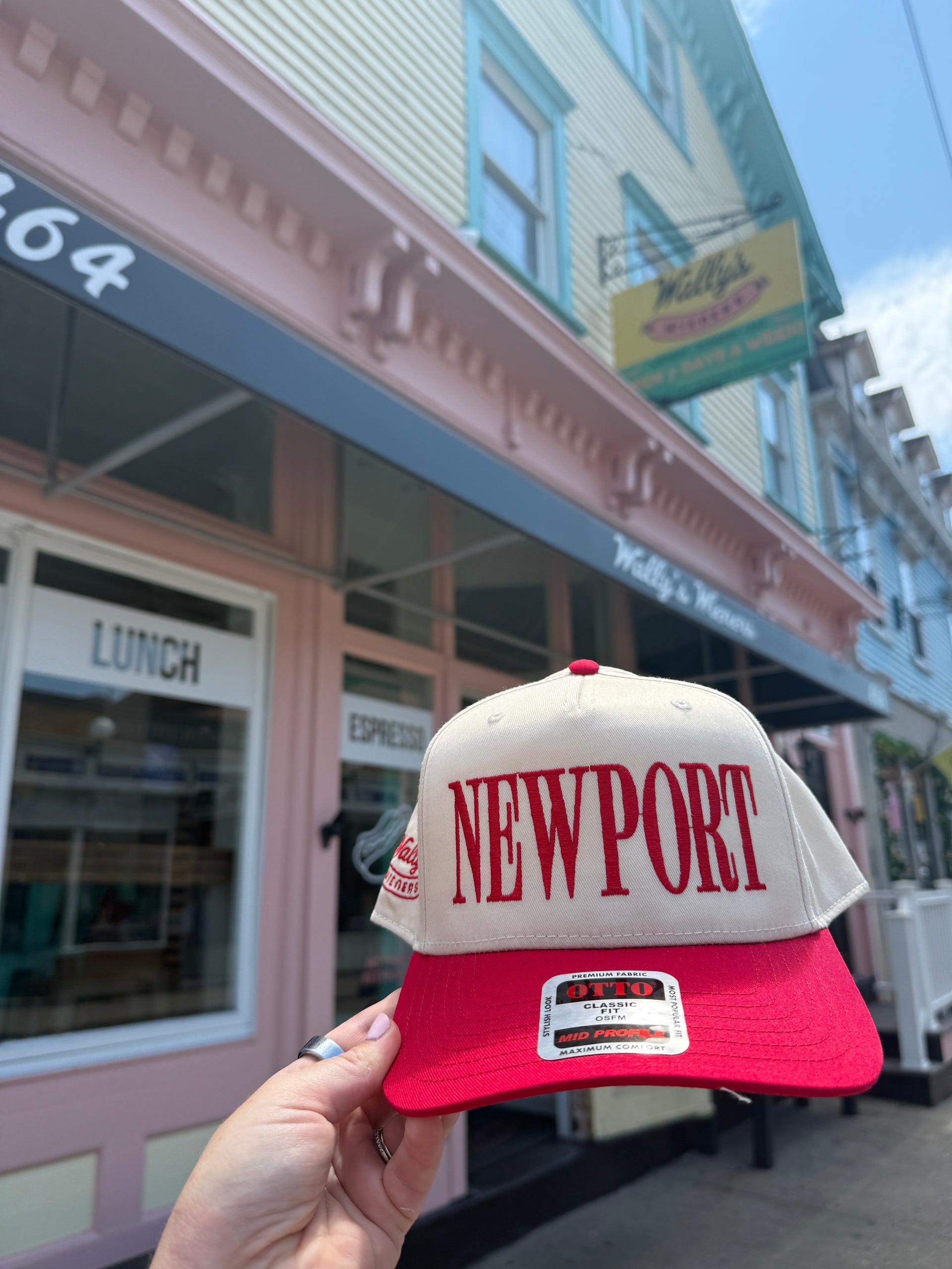 NEWPORT Red/Tan Hat