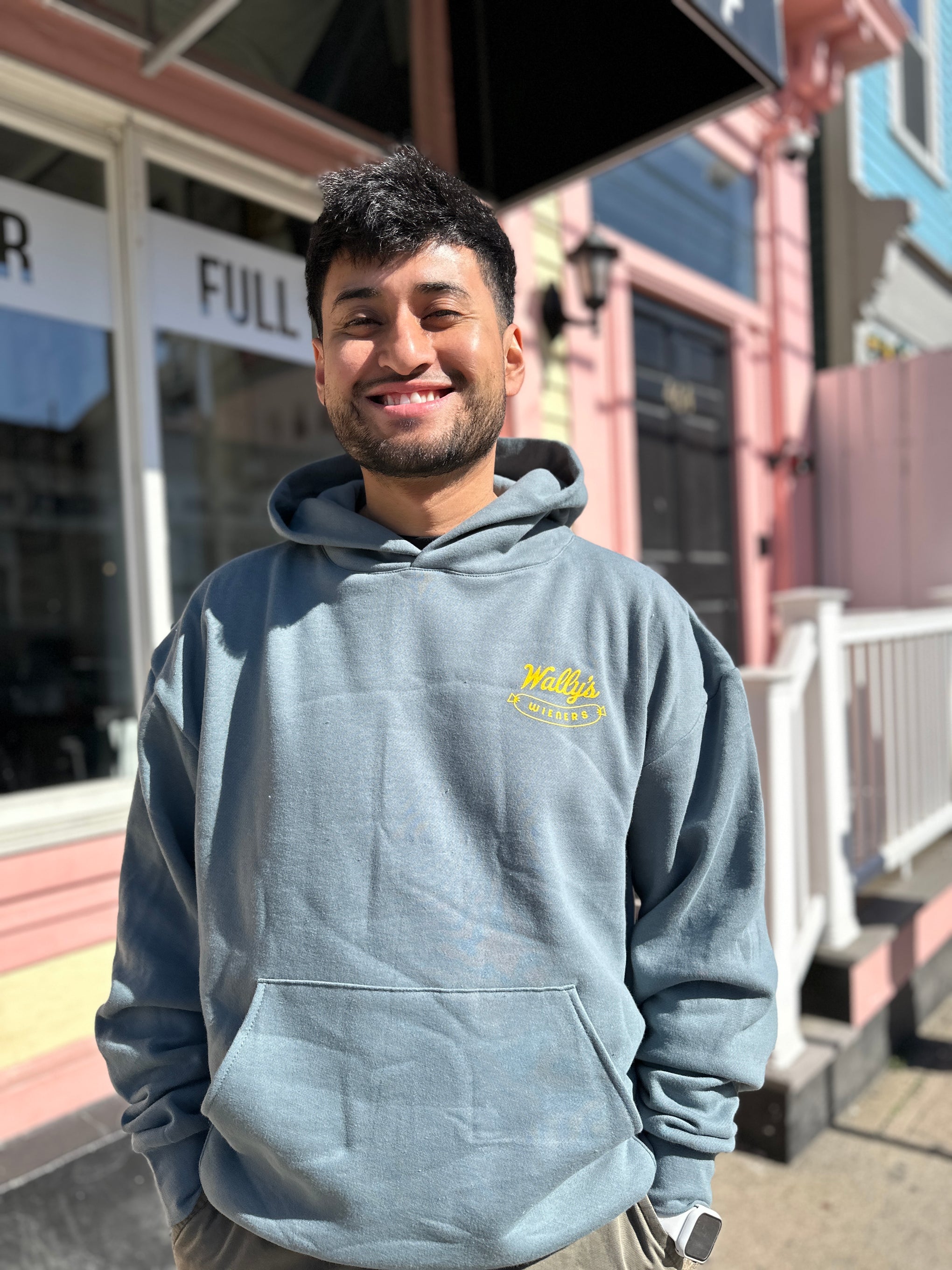 Blue Easily Distracted Hoodie