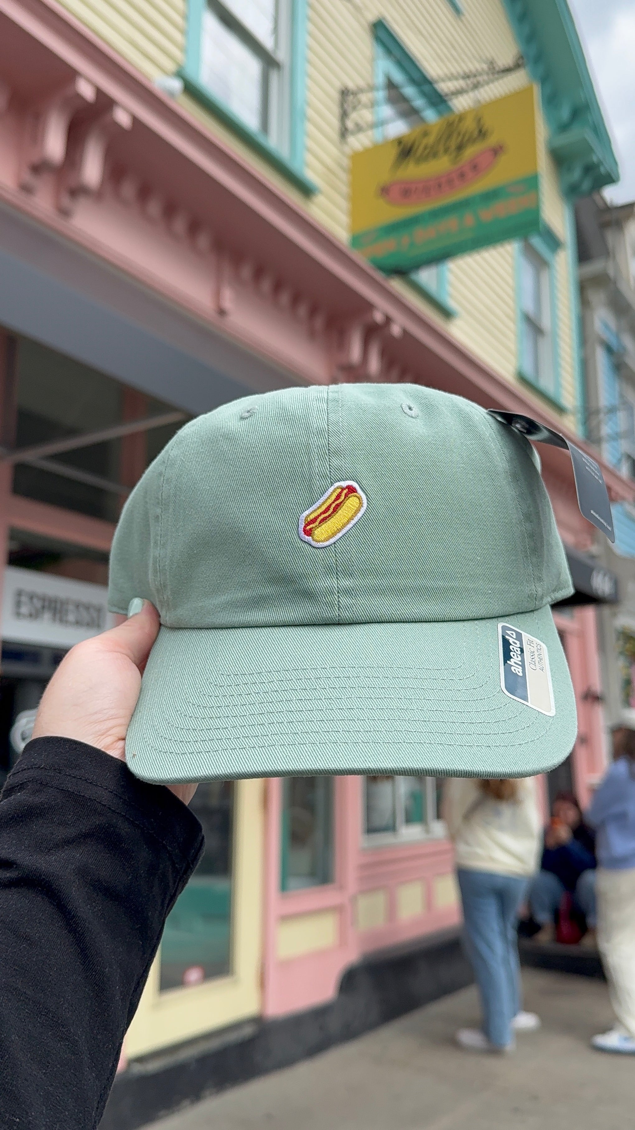Green Hot Dog Hat