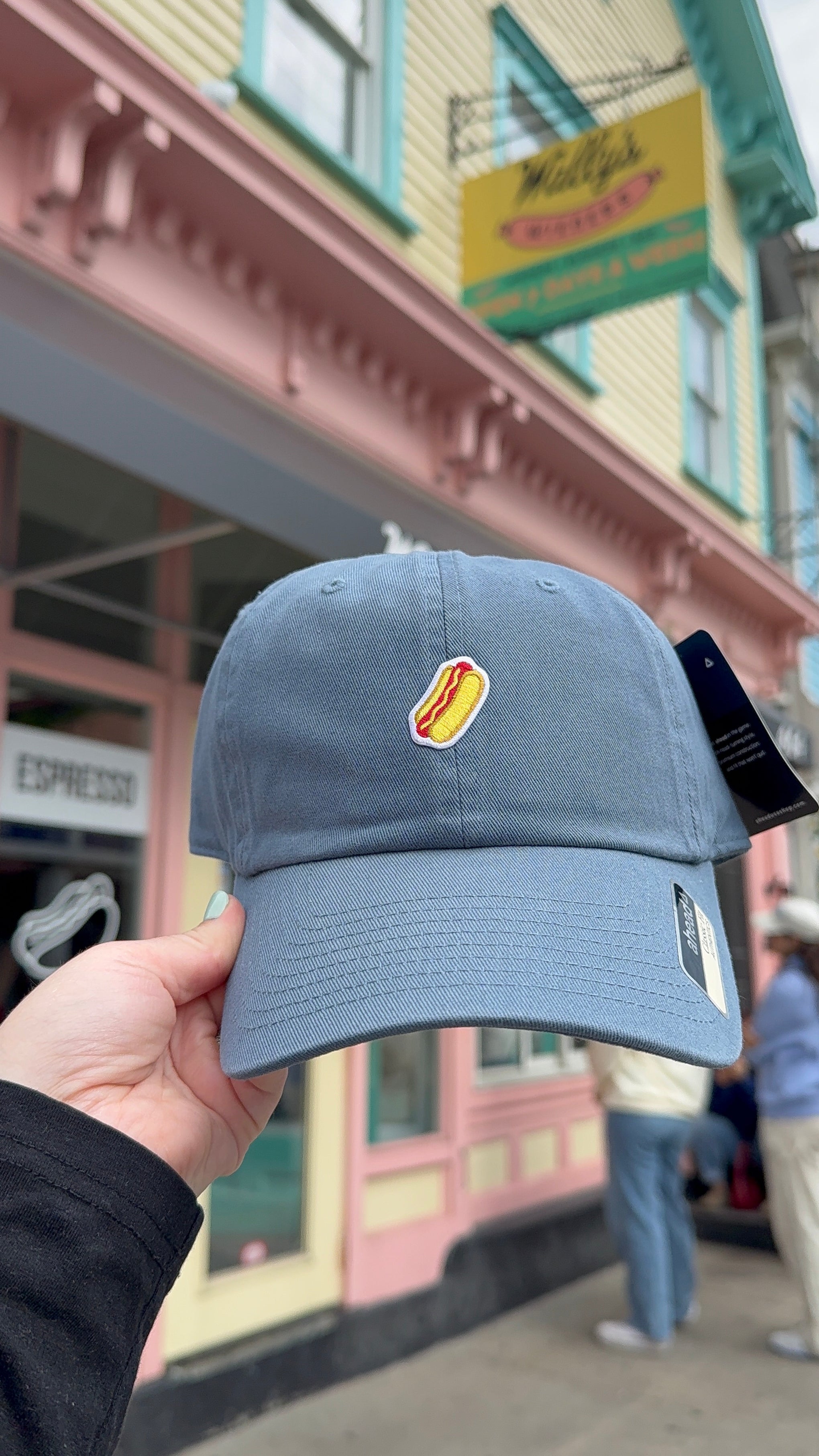 Blue Hot Dog Hat
