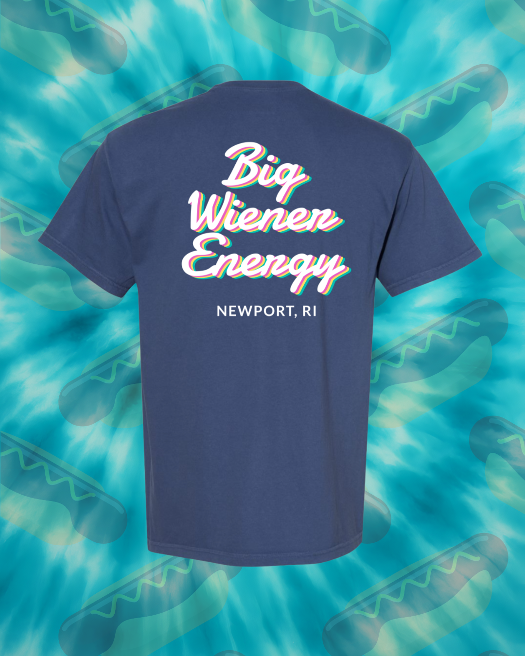 Blue Big Wiener Energy Shirt