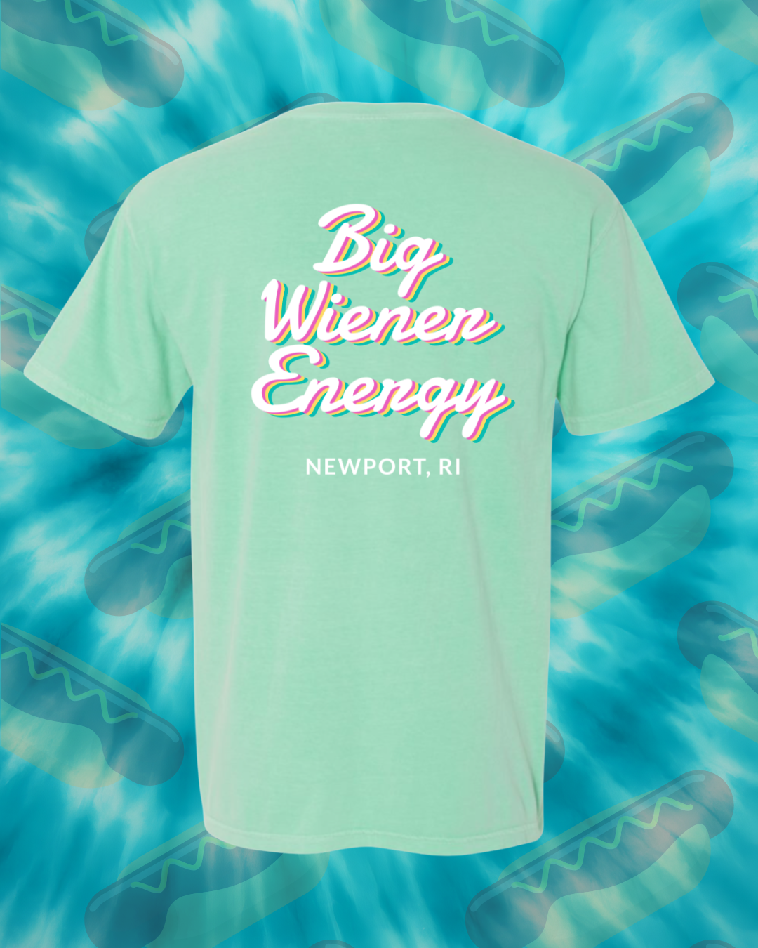Seafoam Big Wiener Energy Shirt