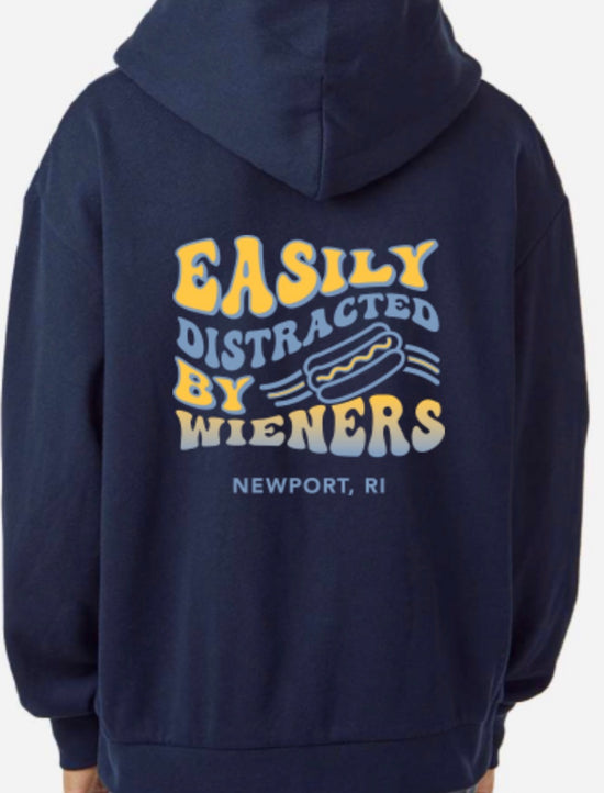 Navy Easily Distracted Hoodie