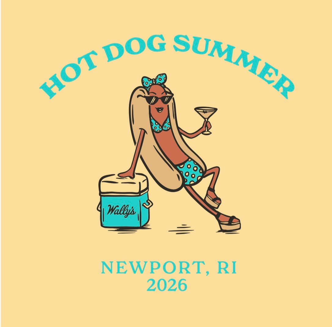 Yellow Hot Dog Summer Shirt