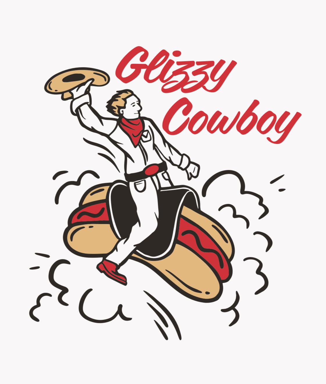 White Glizzy Cowboy T-Shirts